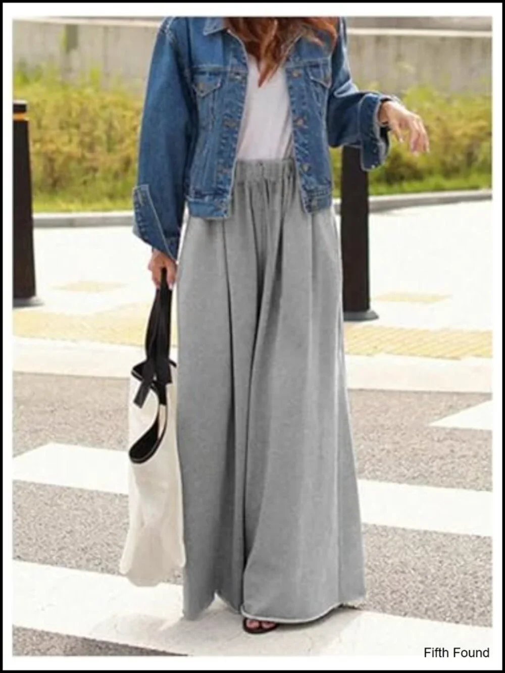 Wide Leg Sweatpants High Elastic Waist Flowy Palazzo Pants Loose Baggy
